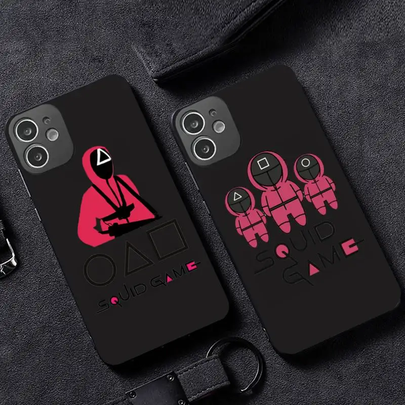 

Squid Game Phone Case for iPhone 13 12 11 mini pro XS MAX XR 8 7 6 6S Plus X 5S SE 2020