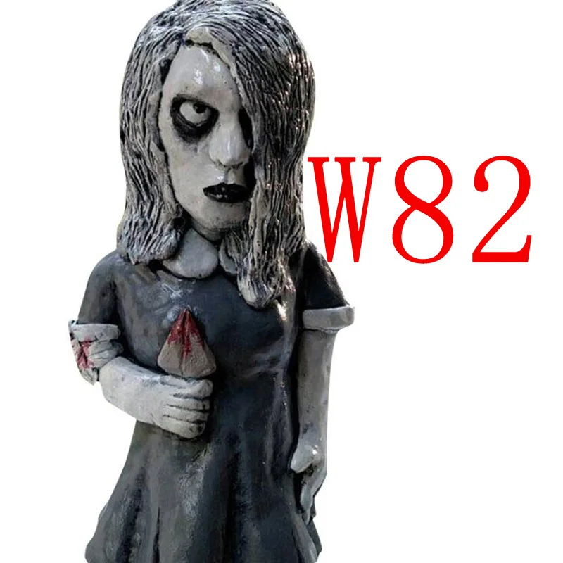 Ужасная садовая Статуэтка гнома из смолы уличное украшение статуэтка зомби