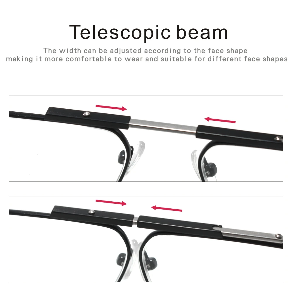 rolipop очки для чтения мужские регулируемые лупа складные сплав