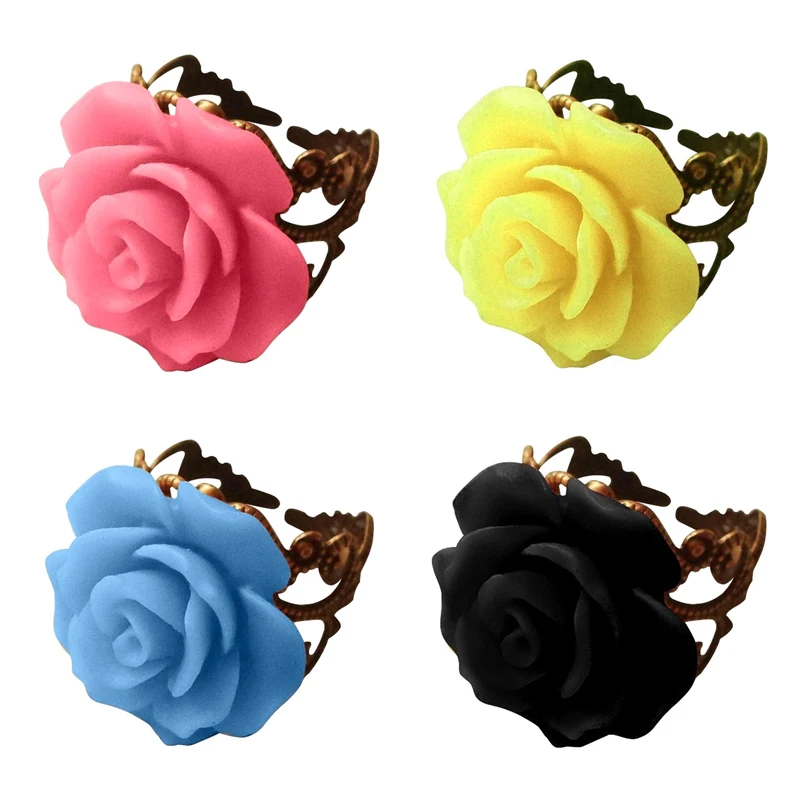 Женское кольцо в готическом стиле винтажное Ювелирное Украшение ретро с цветной