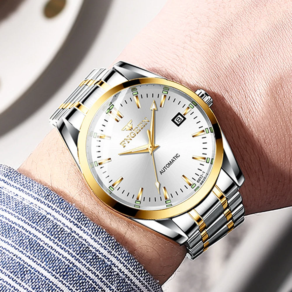 Часы-скелетоны мужские с автоподзаводом механические 2020 | Наручные часы