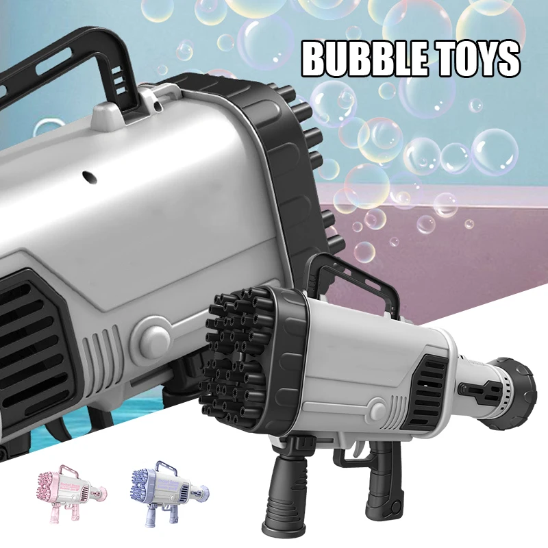 

Hot Creative Rocket Boom Bubble Machine Portable Electric Bubble Blower Multifunctional Outdoor Toy for Children