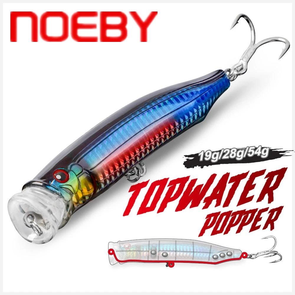 Рыболовная приманка-Поппер NOEBY 100 мм/19 5 г 120 мм/29 150 мм/54 жесткая приманка из