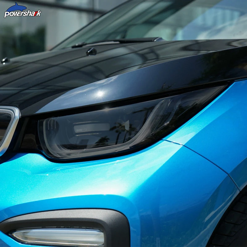 

2 Pcs Car Headlight Tint Black Protective Film Vinyl Protection Transparent TPU Sticker For BMW i3 2013-2020 Accessories