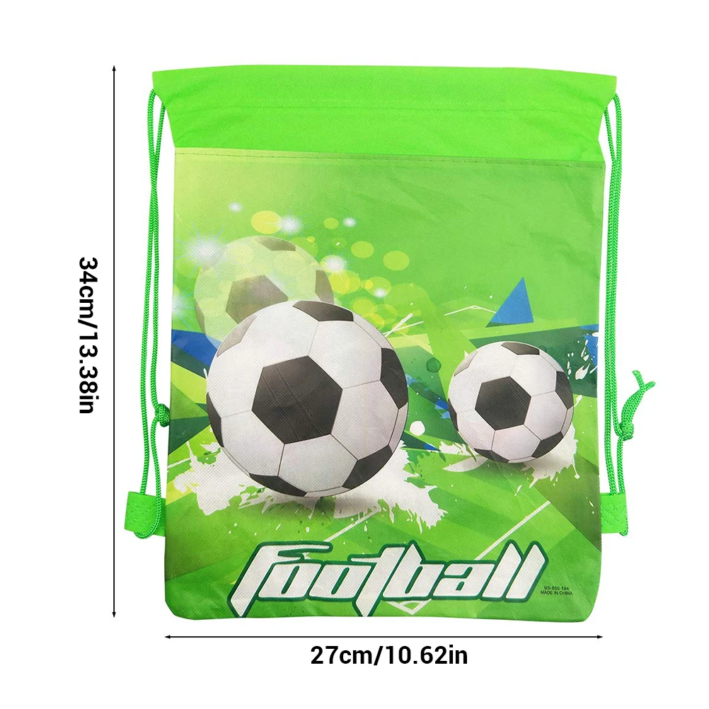 12 шт. нетканые ткани Футбол шнурок Подарочные сумки детский день рождения