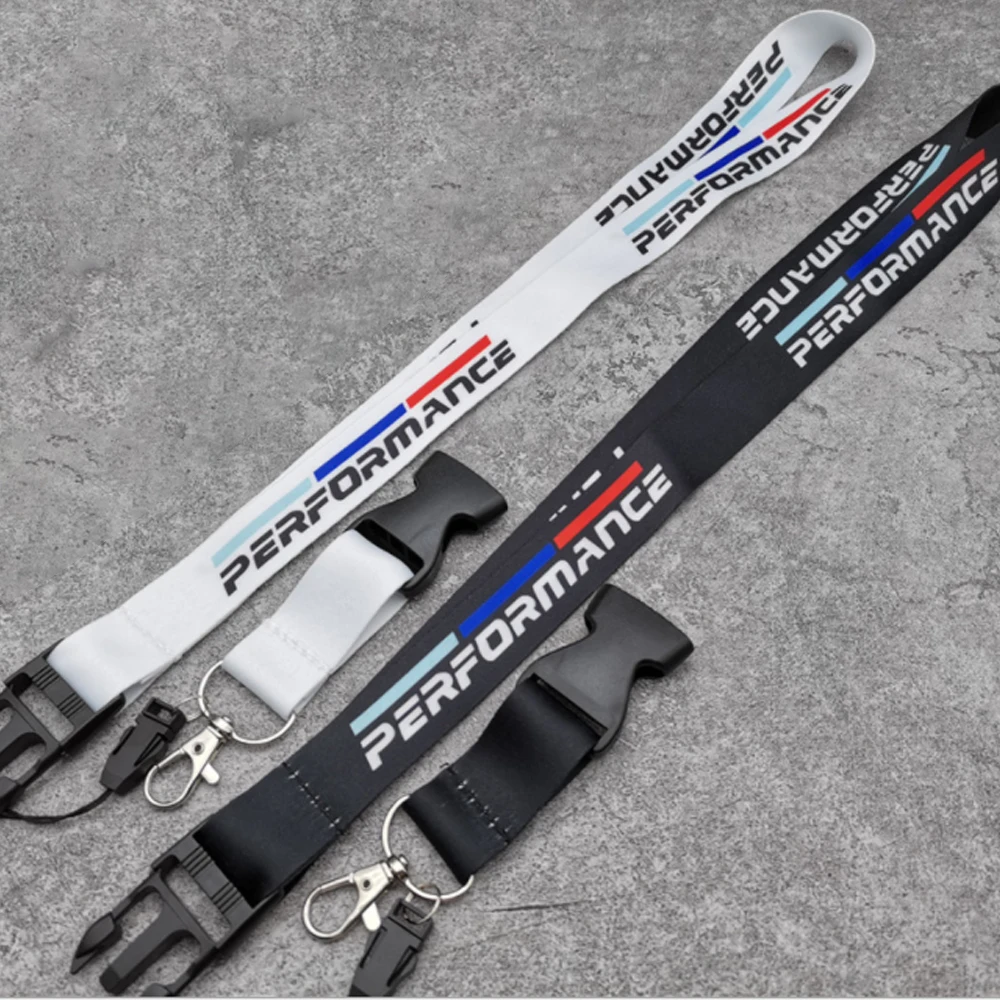Lanyard for Car Keys ID Holders Cell Phone Neck Straps car keychain Performance For BMW E46 F30 E90 E60 F20 F10 E36 E39 E87 G30 |