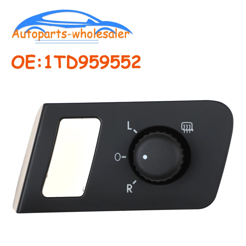 

Car accessories 1TD959552 1T1959565F 1TD 959 565 For VW Volkswagen Touran Rear View Side Mirror Knob Switch Button