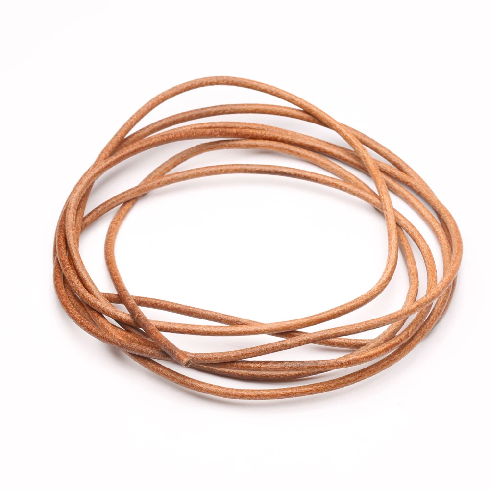 2 м Высококачественная воловья веревка ручной работы кожа 3 мм 4 аксессуары для