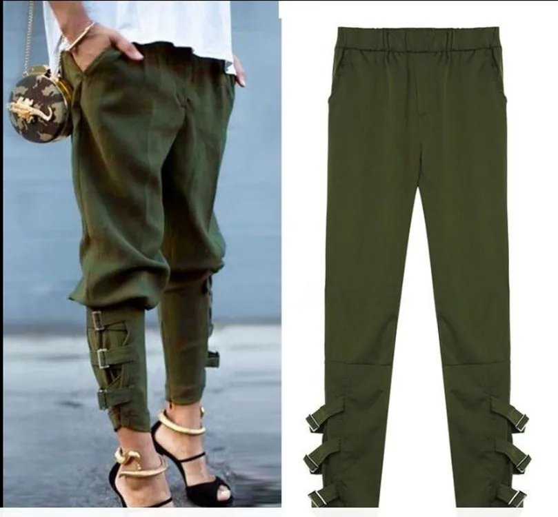 Women's Trouser 2021 Fashion Casual Breathable High Waisted Pants Elegant Office Pant Women Clothing