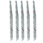 5 шт. 240 мм Высокоуглеродистая сталь сабельные пилы для дерева RXJB