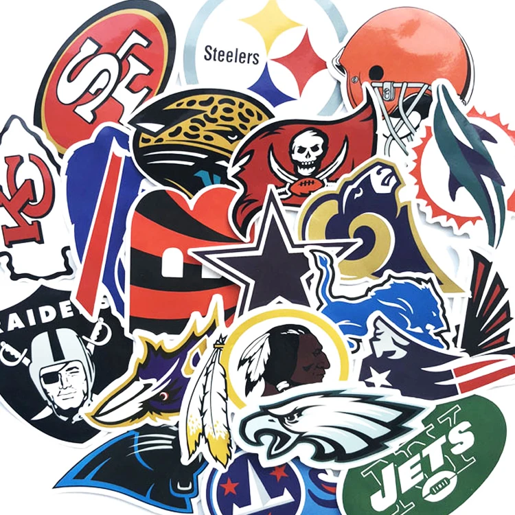 Наклейки в стиле футбольной команды США 32 шт. | Канцтовары для офиса и дома