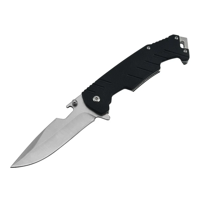 

Stainless Steel Multifunctional Folding Knife Wilderness Survival Multifunctional Outdoor Bottle Opener Broken Window Knife