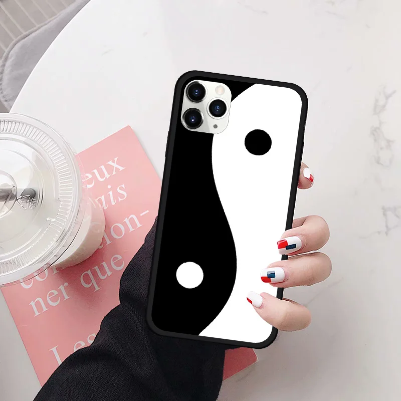GYKZ забавные буквы Thats Crazy чехол для телефона iPhone 7 11 Pro MAX X XR XS 6s 8 Plus Yin Yang черный