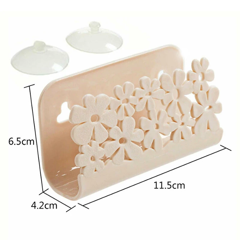 

1PC Holder Rack Scrubbers Soap Sink Side Shelf Cup Dish Cloths Drying Holder Rack Homehold Kitchen Storage Rack Accessories