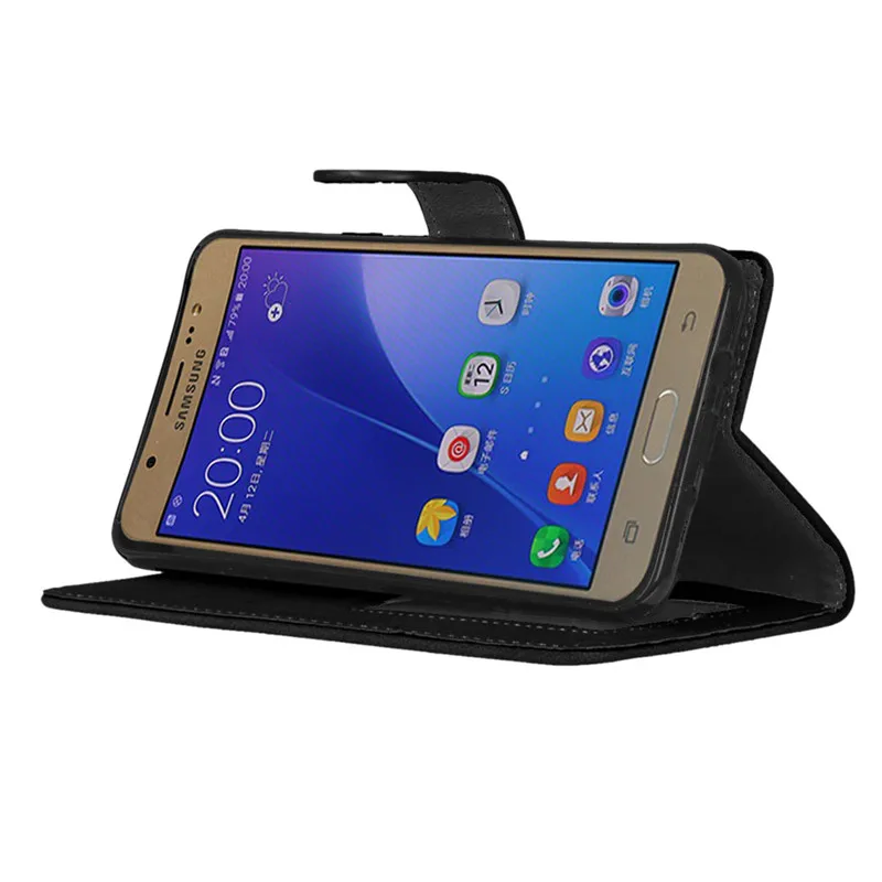 Для samsung Galaxy J7 2016 чехол кожаный для телефона j710 J710F J710M J710FN SM с откидной