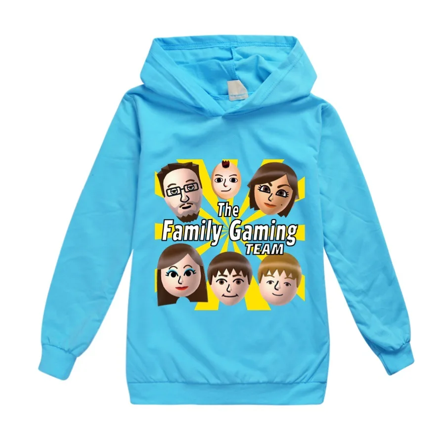 

FGTEEV Popular Boys Sweatlong shirt little Kids Hoodies Autumn Clothes Long Sleeve T-shirts girls tops 8 to 12 clothing