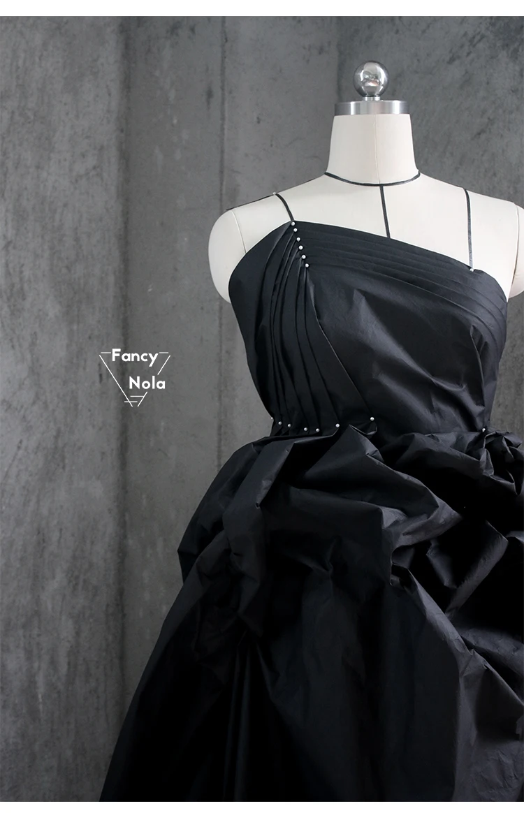 Устойчивая к разрывам матовая черная моющаяся бумажная ткань модная