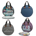 Чехол для хранения пряжи, крючки для вязания, круглая сумка, инструменты для шитья, органайзер для спиц