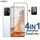 Закаленное стекло с полным покрытием для Xiaomi 11T Pro, защита экрана, защитная пленка на объектив камеры для Xiaomi Mi 11 Lite 11i 11X 10T Pro
