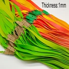 510 шт. 1,0 мм Рогатка плоские резиновые ленты для охоты стрельбы профессиональные латексные плоские эластичные ленты для катапульты