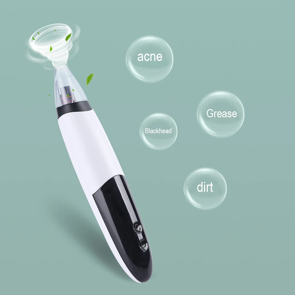 

3 Gear Electric Blackhead Acne Remover Device USB Charging Pro Skin Beauty Instrument Face Deep Cleansing Portable Pores Cleaner