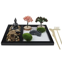 japanese zen sand garden tabletop mini zen garden kit for home office tabletop decor for concentration relaxation meditation