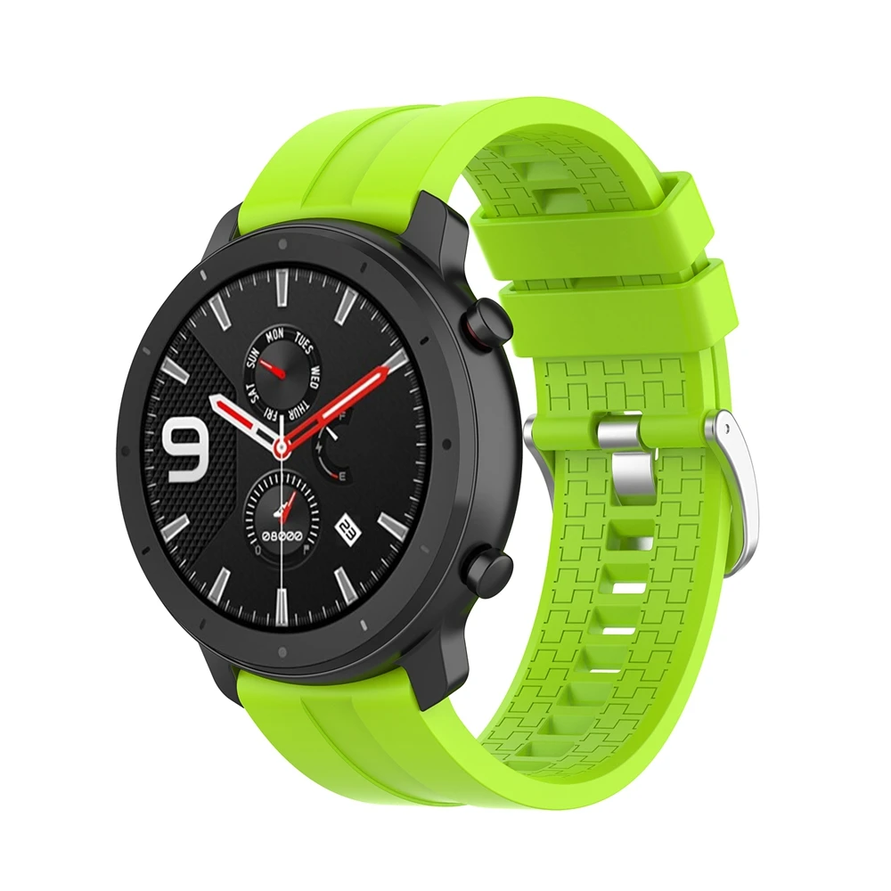 Ремешок 22 мм для Xiaomi Huami Amazfit GTR 47 мм ремешок для часов Wirstband Silione браслет для Amazfit Pace/Amazfit slatos 2/2S ремешок