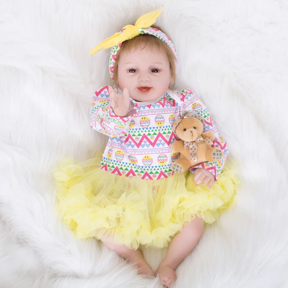 New Model Hotsale Reborn Doll Kit Aby Rev DIY Blank Soft Cotton Body Real Gentle Touch Baby For Kids | Игрушки и хобби