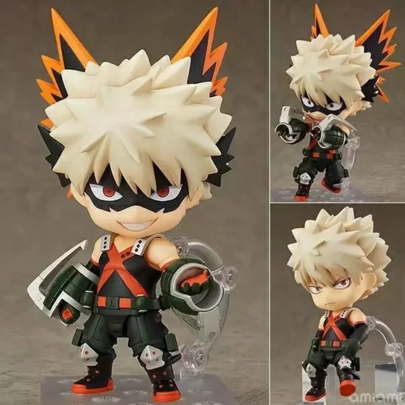 

Q version of Nendoroid My Hero Academia, Midori Valley Ikuhisa,Booming Frozen, Bakugo Katsuki, Face-changing Figure anime figure