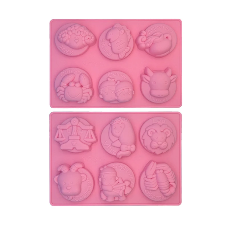Силиконовая форма для ручной работы с милыми созвездиями зодиака шоколада