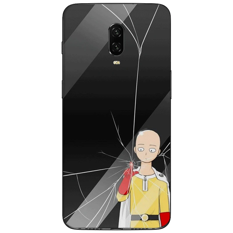 Cute Cartoon Phone Case for oneplus 5 5T 6 6T 7 Pro Silicone Back Cover One Punch-Man | Мобильные телефоны и аксессуары