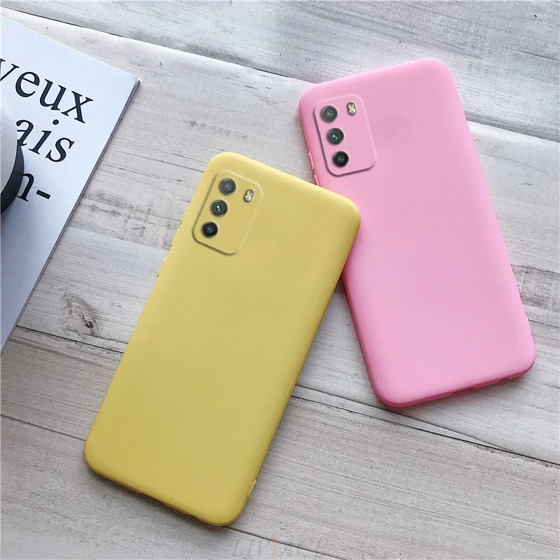 candy color frosted silicone phone case for xiaomi poco m3 global matte thin soft tpu protective back cover cases on pocom3 free global shipping