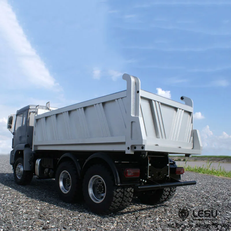 1/14 RC LESU MAN 6X6 гидравлический самосвал Металлическое шасси | Игрушки и хобби