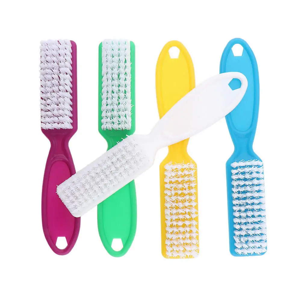 

10pcs Plastic Nail Cleaning Brush Remove Dust Powder Cleaner for Acrylic UV Gel Nails Art Manicure Care Accessory