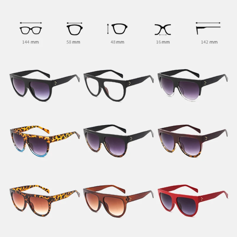 

ZUEE New Woman Sun Glasses Vintage Sunglasses Frame Shades Glasses Brand Designer Sunglasses Women Gradient Lens Sun Glasses