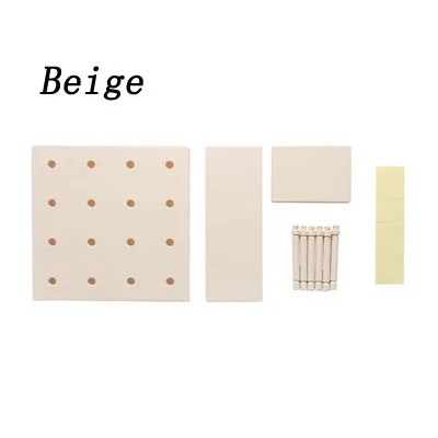 Beige Железная шестиугольная сетка настенная полка комбинированная настенная подвесная геометрическая фигура для украшения стен гостиная спальня Скандинавская стойка - Цвет: Beige
