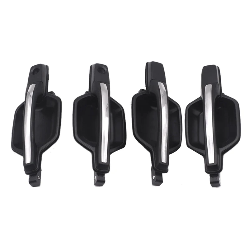 

4Pcs Car Exterior Front Rear Door Handle for Mitsubishi Pajero Montero MK3 V73 V75 V77 V78 2000-2006 MR653471 MR653473