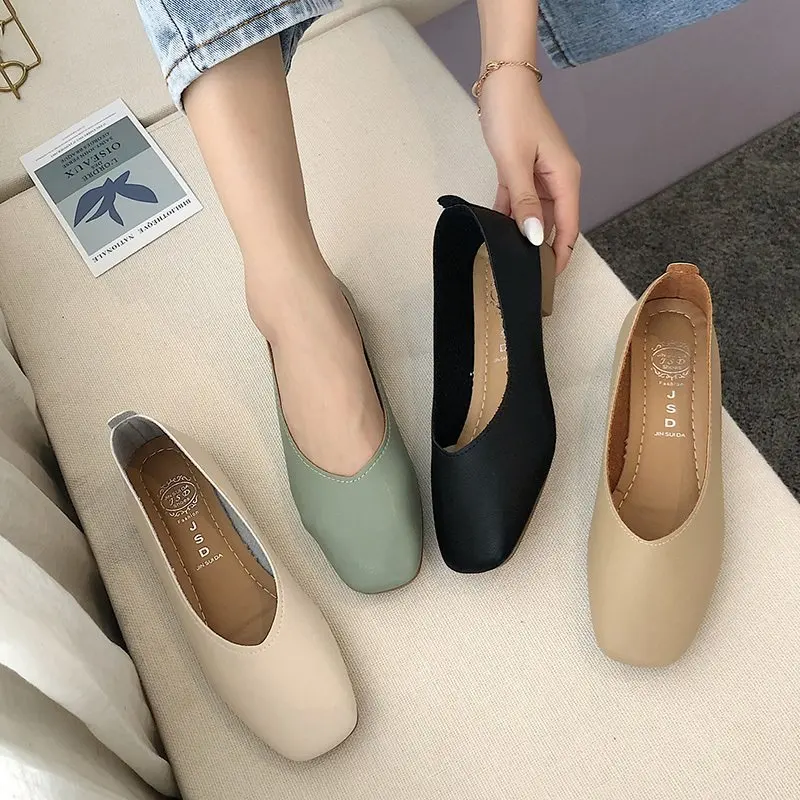 

Women's shoes fashion women's casual shoes pointed flat shoes breathable shoes low heel shoes