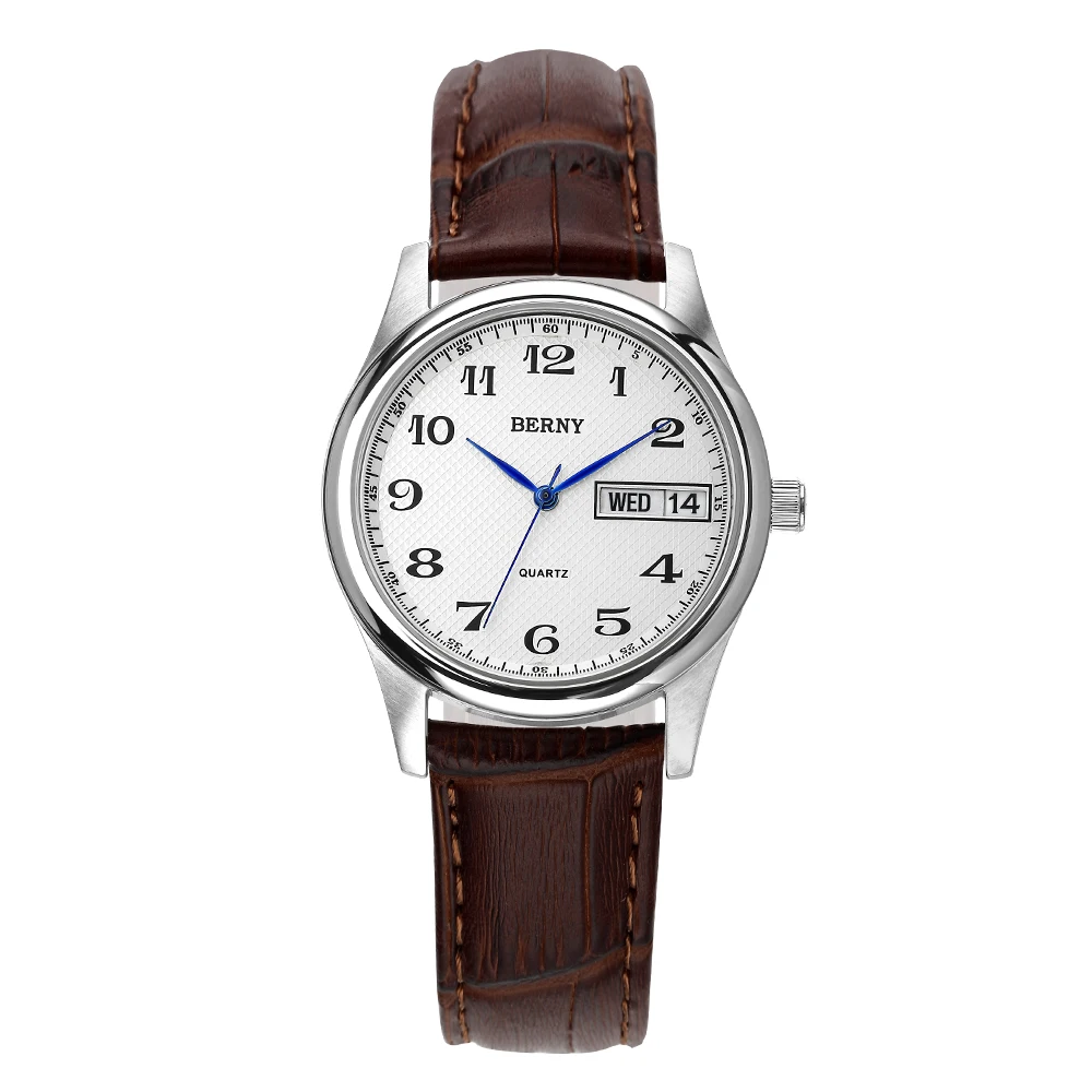 

Женские кварцевые часы с датой и календарем, женские наручные часы, Роскошные водонепроницаемые часы с синими стальными стрелками, женские ...