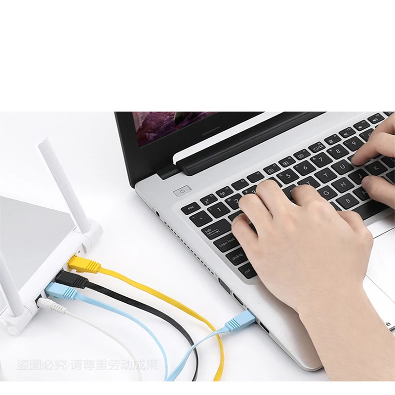 Сетевой кабель Ethernet CAT6 5/15/20/30 м плоский с разъемом RJ45 |