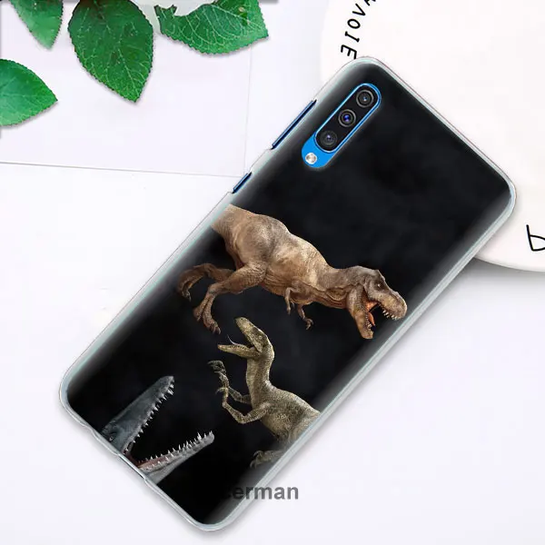 14 Динозавры юрского периода телефонные чехлы для samsung Galaxy A10 A20e A30 A40 A50 A60 A70 A80 A6 A8+ A7 A9 жесткий чехол из поликарбоната - Цвет: 14