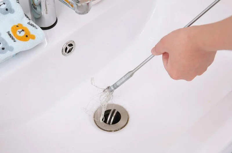 60cmBendable дренажный засоритель воды крючок для очистки раковины канализационный