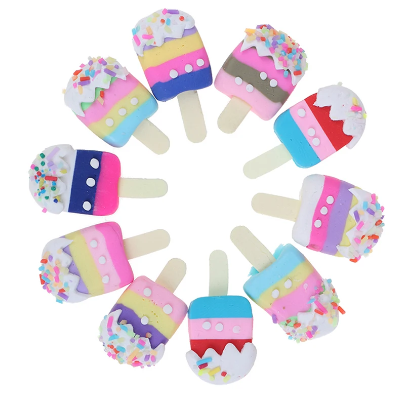 5 шт./лот миниатюрный игрушечный кукольный домик мягкая мини игрушка для