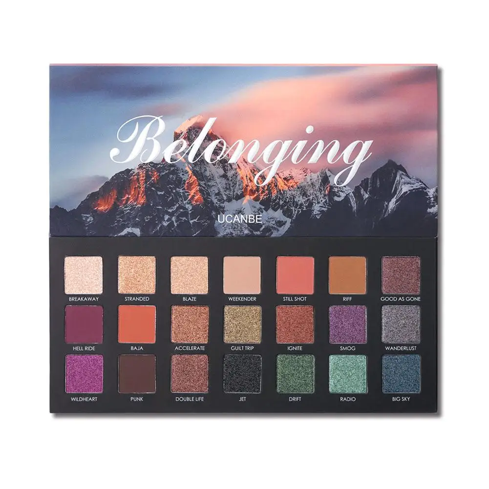 Тени Beauty MISS ROSE нюдовые водостойкие для макияжа глаз профессиональные Сияющие