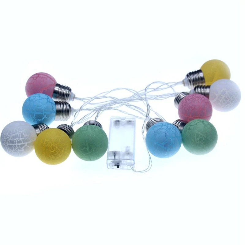 1 5/3/6 м свет Led трещина гайка маленькие шары украшения гирлянды лампы для