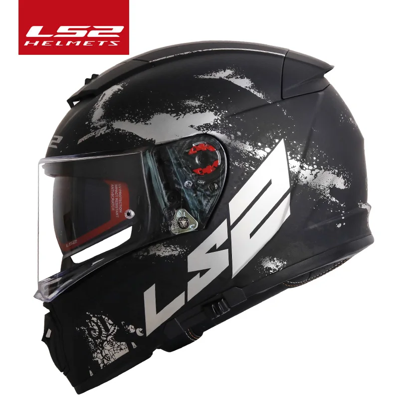 Оригинальный LS2 FF390 Полнолицевой мотоциклетный шлем ls2 выключатель шлемы moto capacete