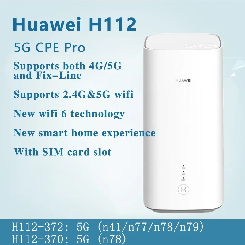 Мобильный роутер Huawei CPE Pro мобильный с поддержкой NSA + SA 4g sim портативный