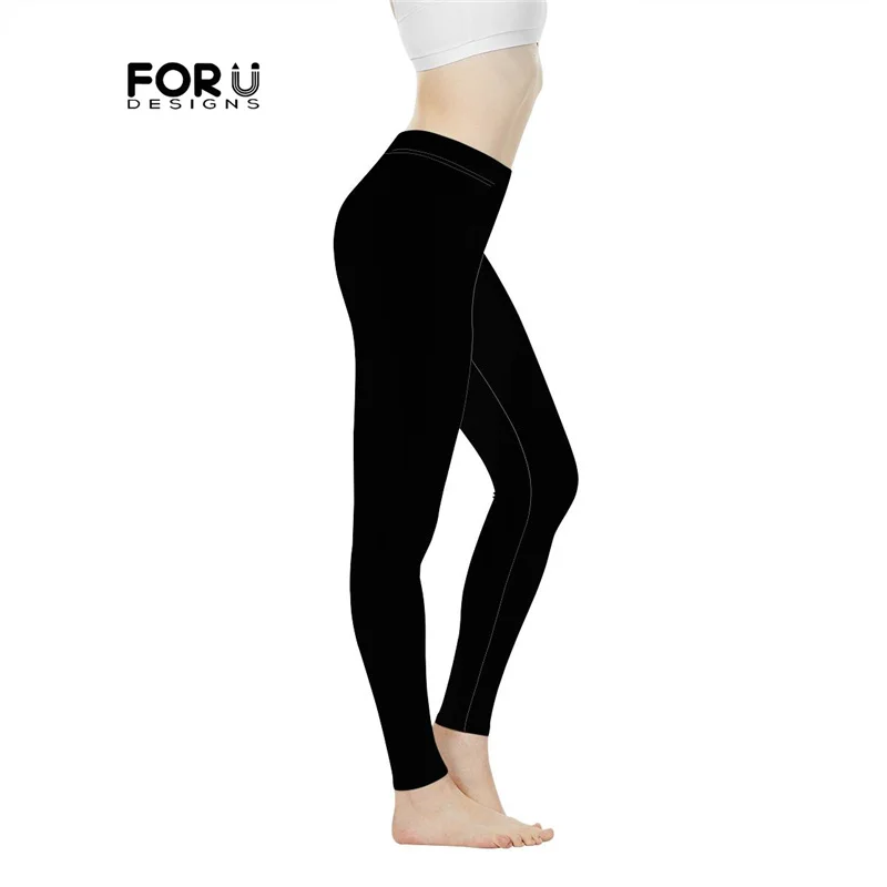 

FORUDESIGNS Women's Leggings Yoga Pants Solid Color Push Up Legging Fitness Pants Sportswea Butt Lifting Stretchy Women Clothing