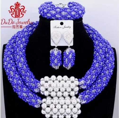 Восхитительный Африканский нигерийский Свадебный брендовый комплект ювелирных