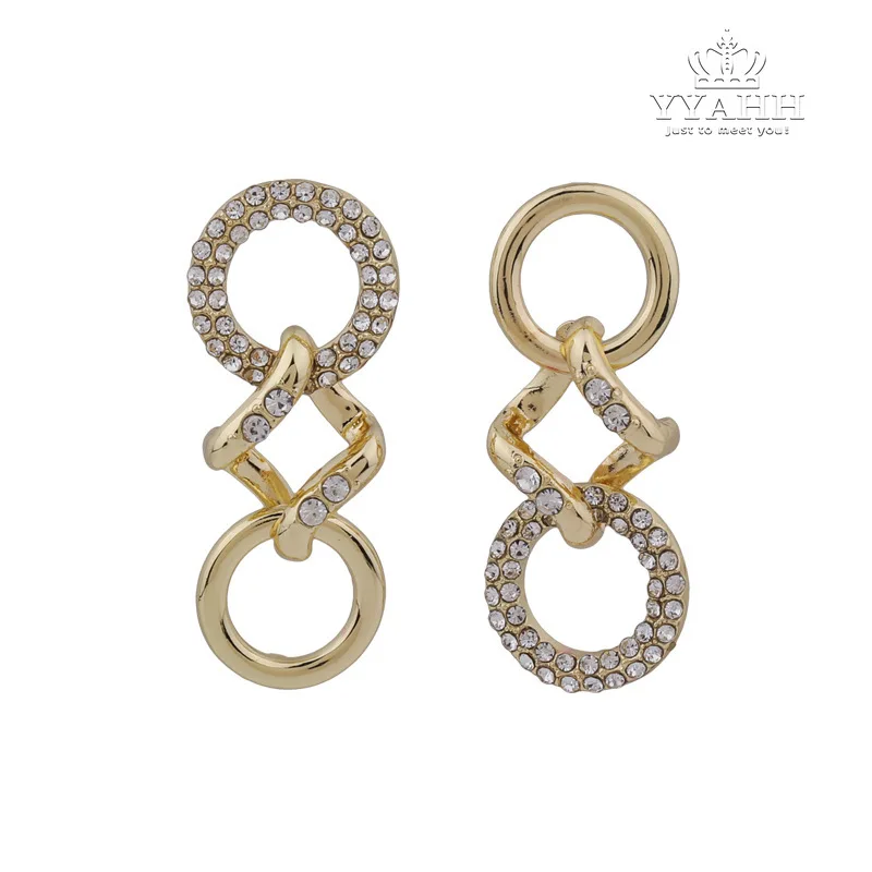 

Korean Version of Three Ring Temperament Earrings, Sweet Ring Chain Earrings Earrings Earrings Earrings Earrings